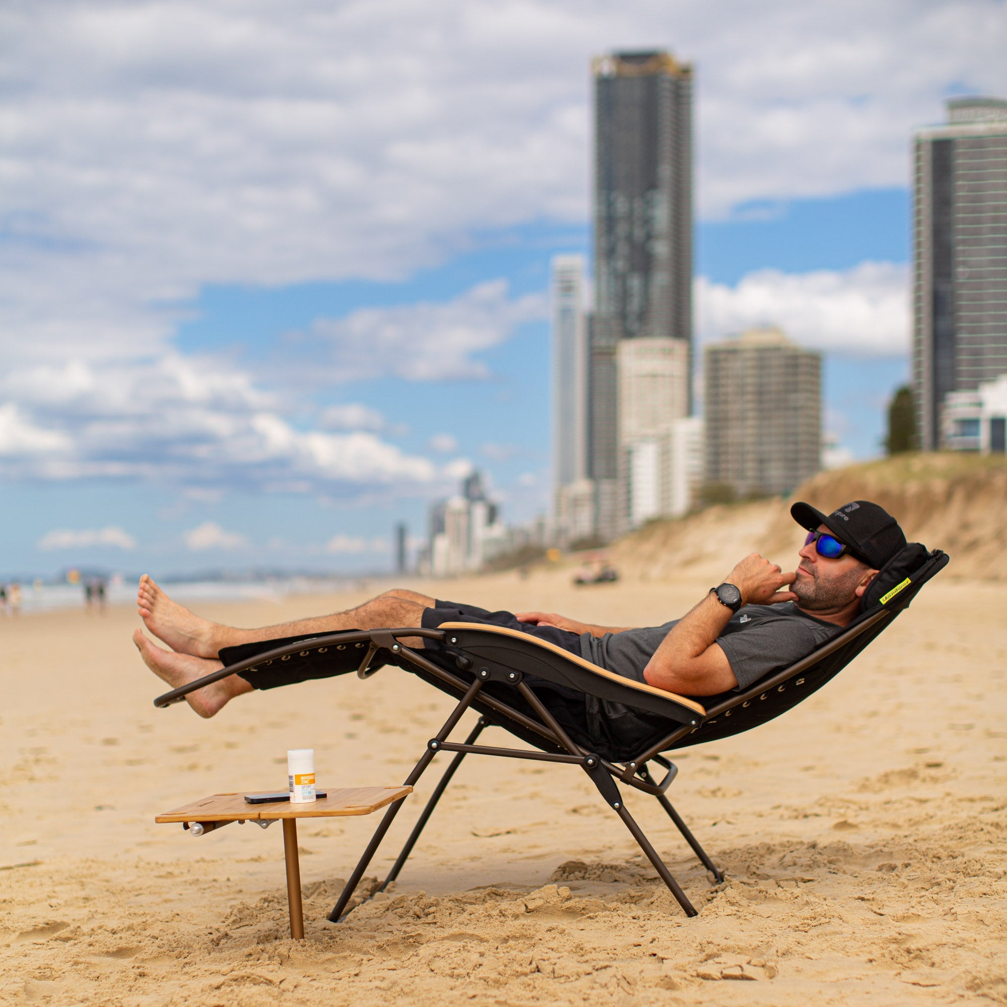 Zempire Halo Lounger Reclining Camp Chair INFINITE RECLINE