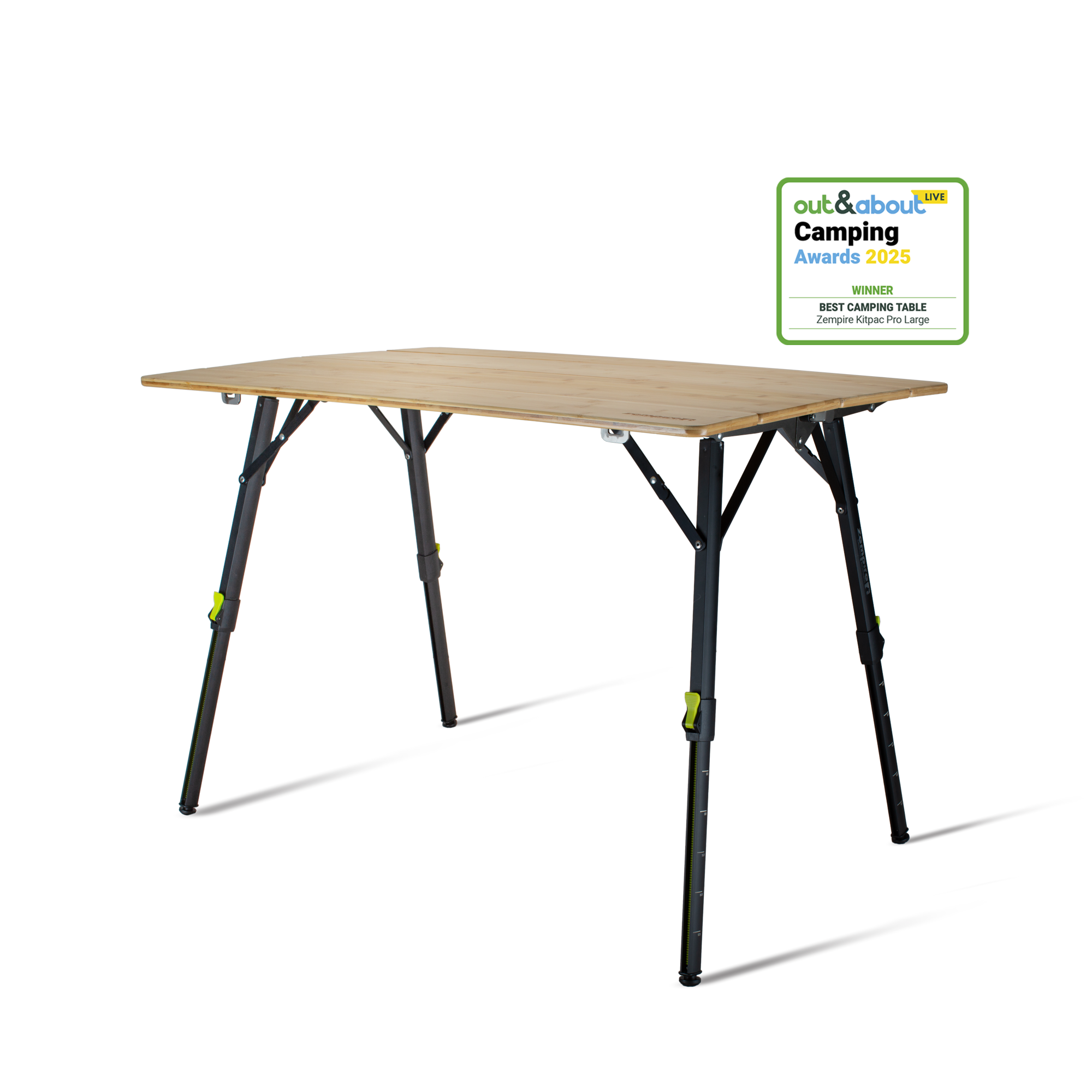 Kitpac Pro Large Bamboo Camp Table