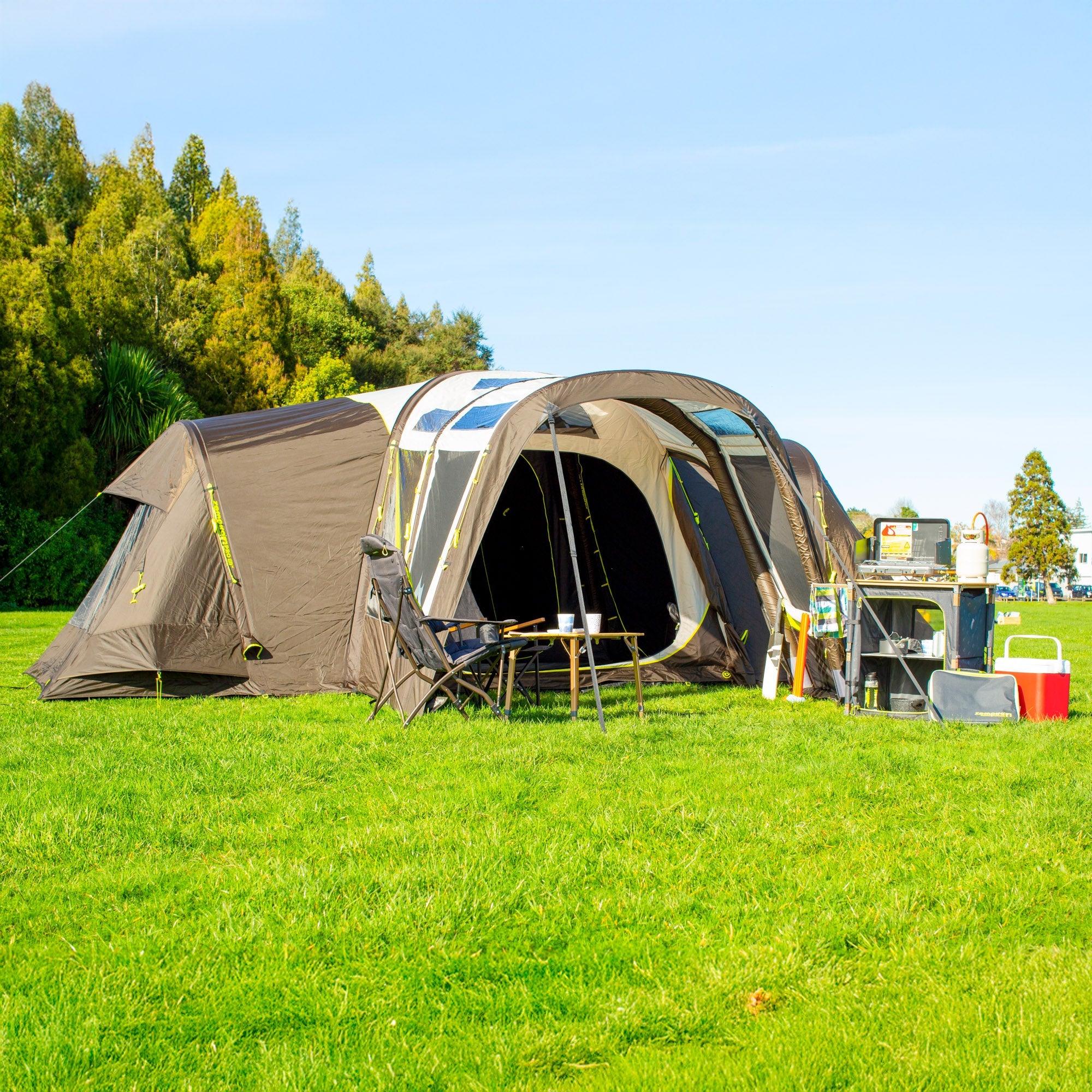 Zempire Pro III V2 Air Tent TINTED PVC SKYLIGHTS