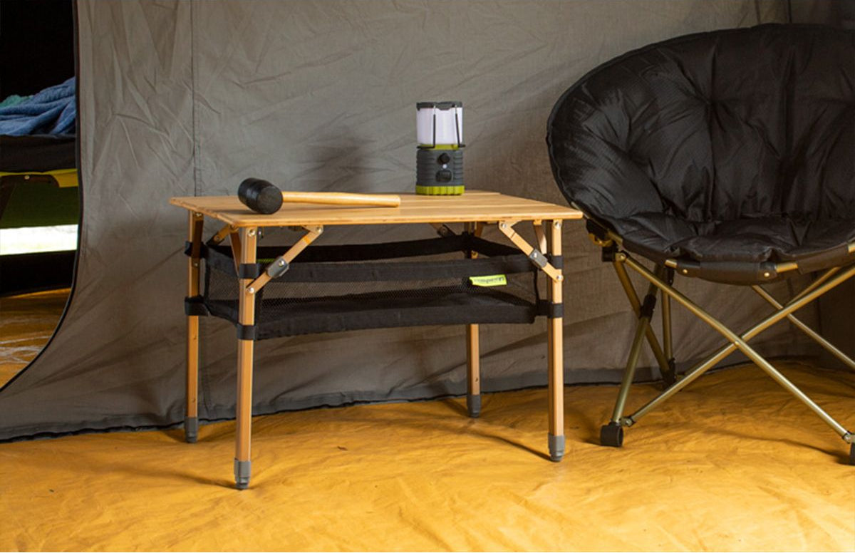 Kitpac Standard V2 Bamboo Camp Table