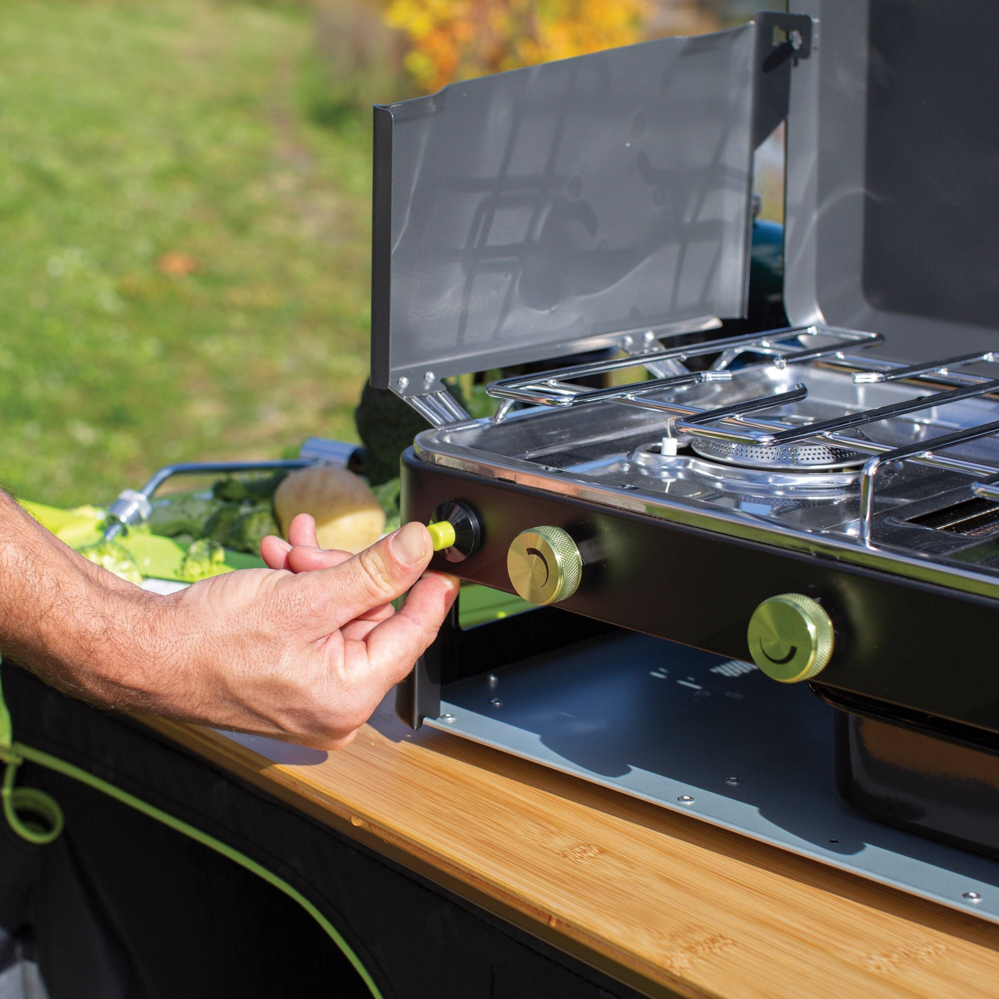 Zempire 2-Burner DLX Grill Camping Stove