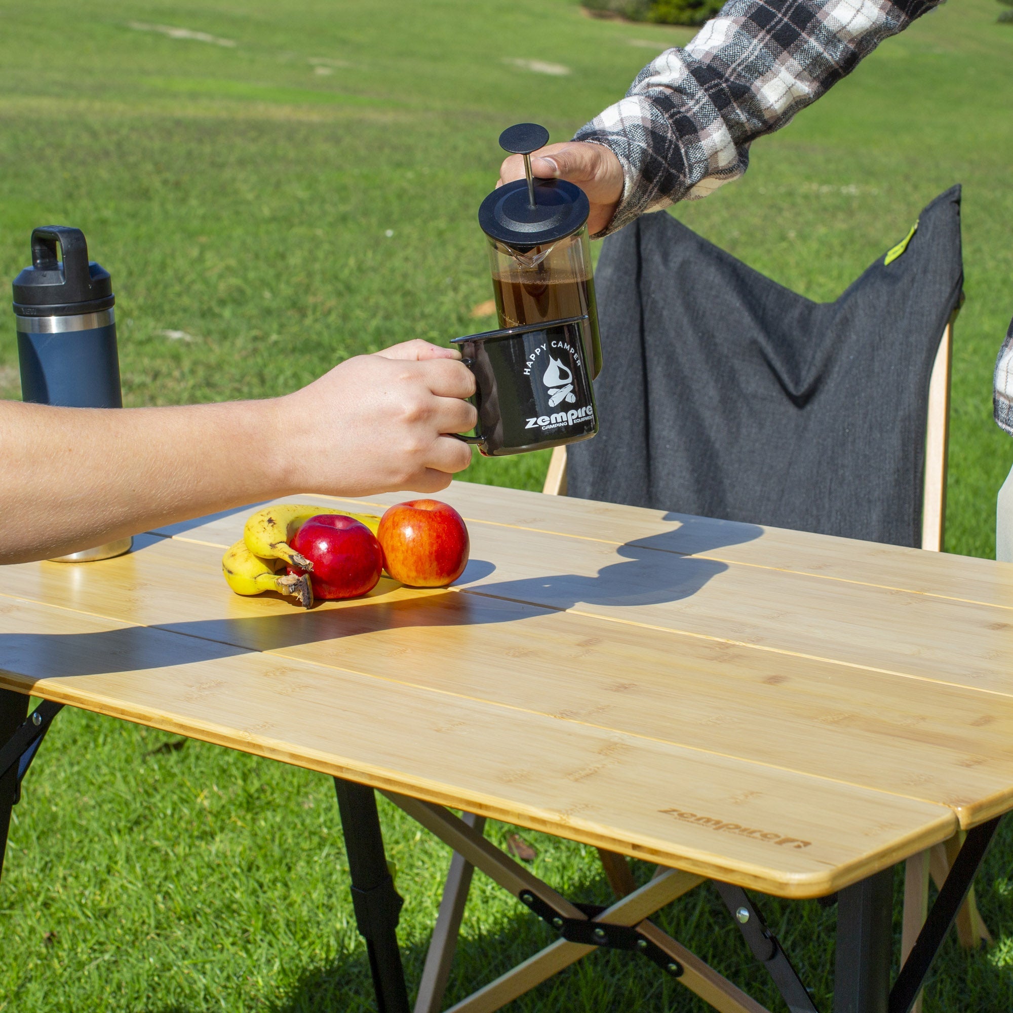Zempire Kitpac Pro Large Bamboo Camp Table – Zempire CA