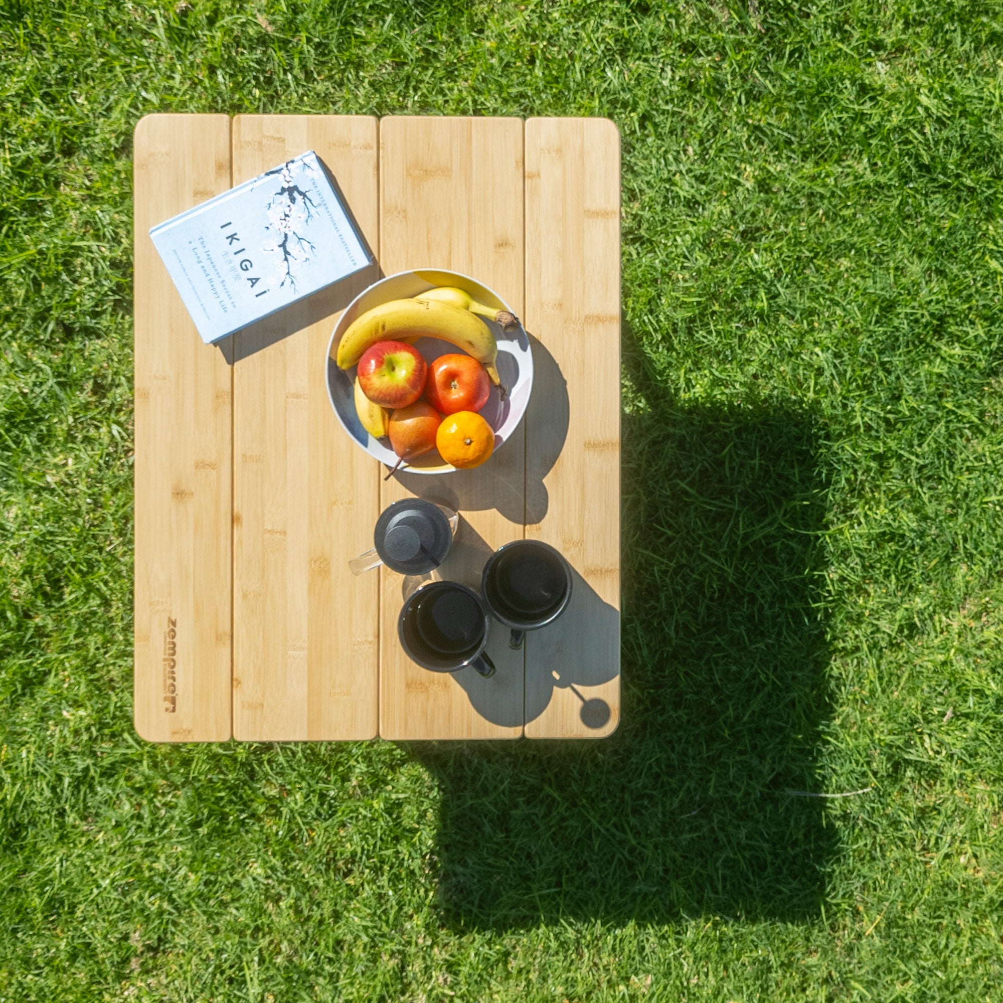 Zempire Kitpac Pro Standard Bamboo Camp Table INDIVIDUAL LEG ADJUSTMENTS