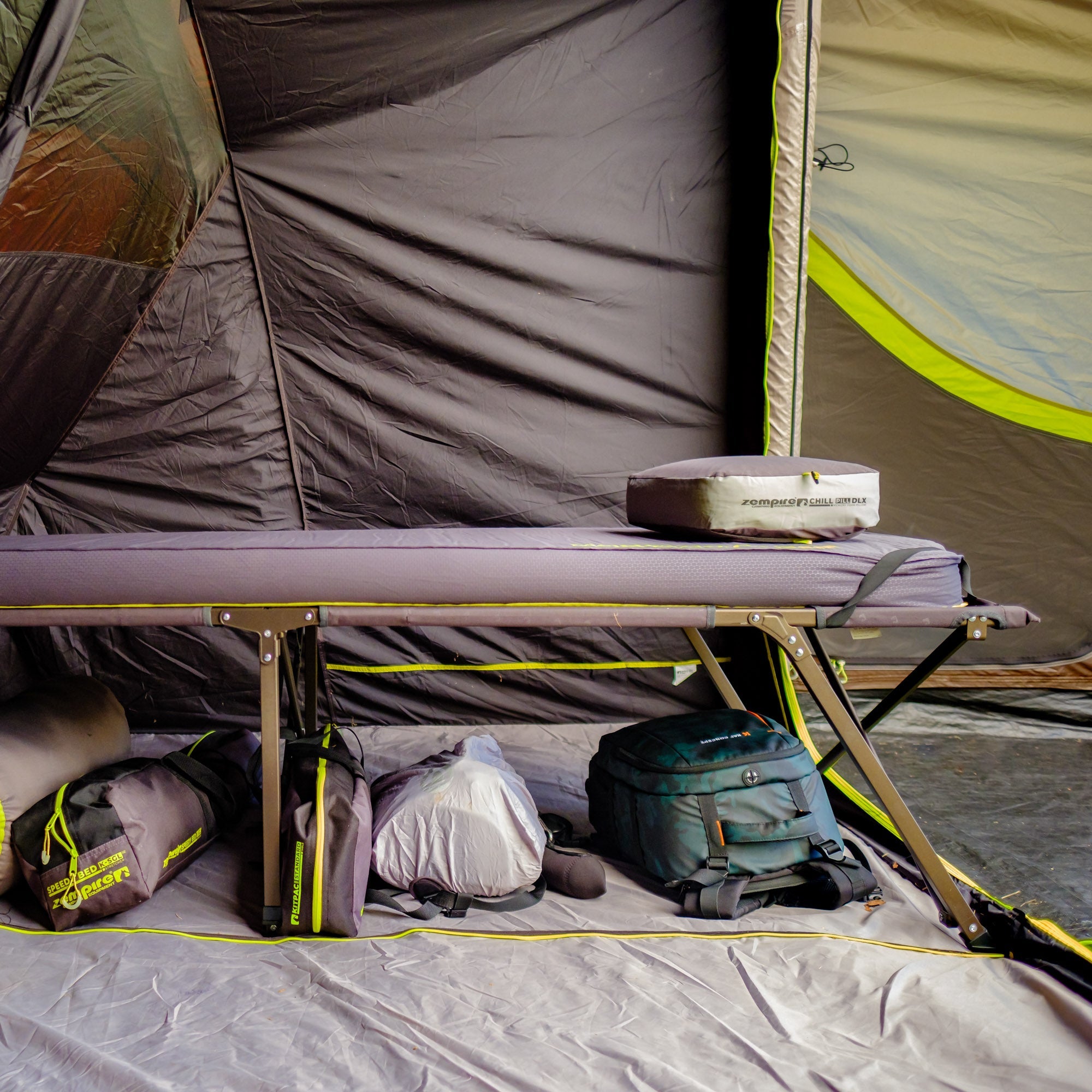 stretcher bed tent Zempire Z Leg King Single