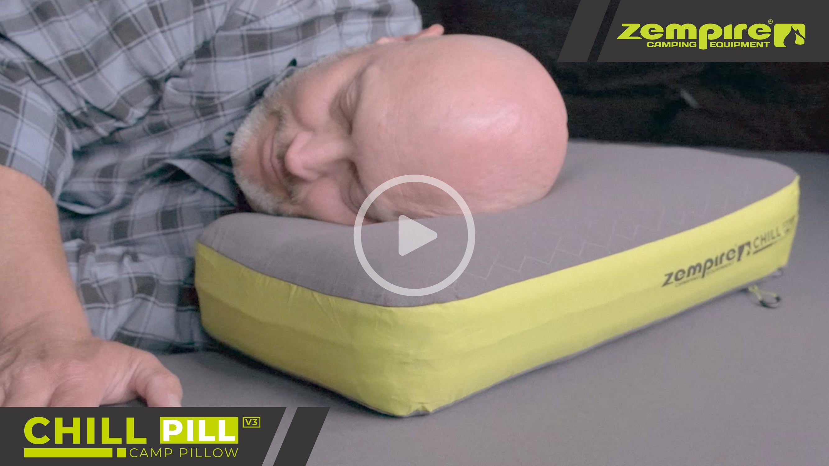 Load video: Zempire Chill Pill Camping Pillow