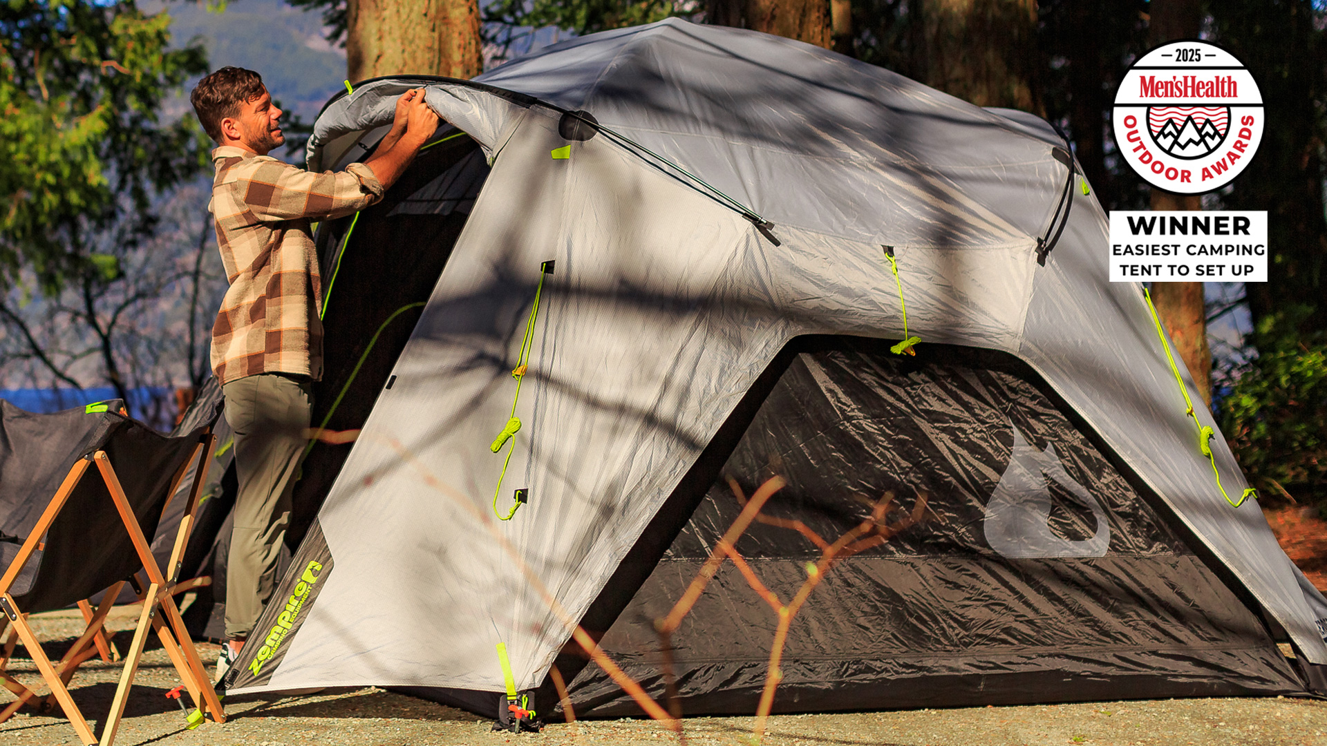 Zempire Aerospeed 4 Air Tent Wins Men’s Health Award