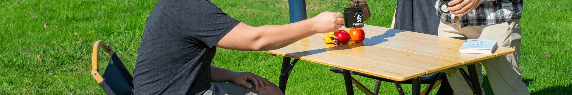 Kitpac Pro Large Bamboo Camp Table